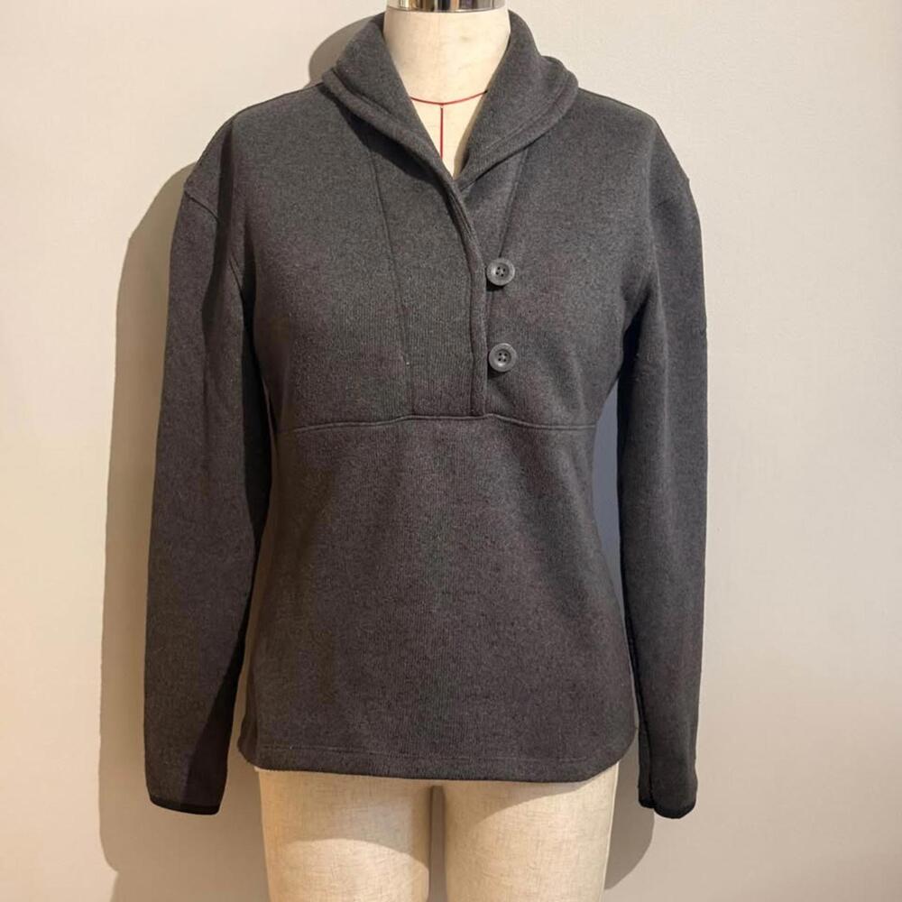 North Face Crescent Ridge Shawl Fleece Pullover Women's M Long‎ Sleeve Shirt